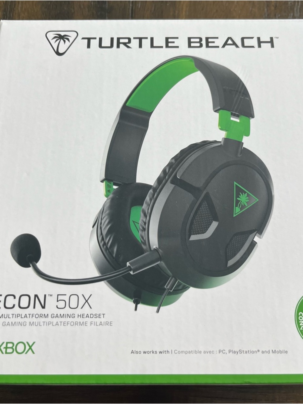 Turtle Beach Recon 50X Wired Multiplatform Gaming Headset : Xbox New Open Box